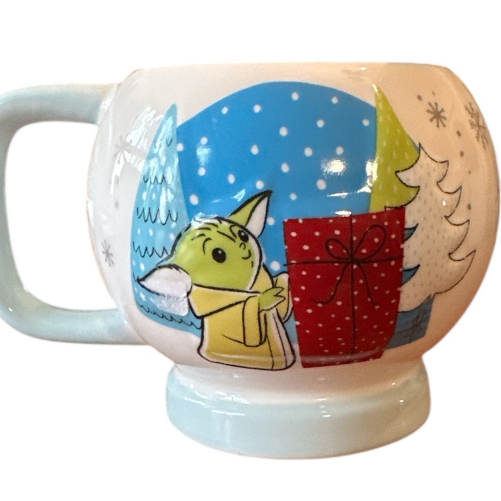 St. Nicholas Square Festive Grogu Winter Mug 16oz Christmas Holiday